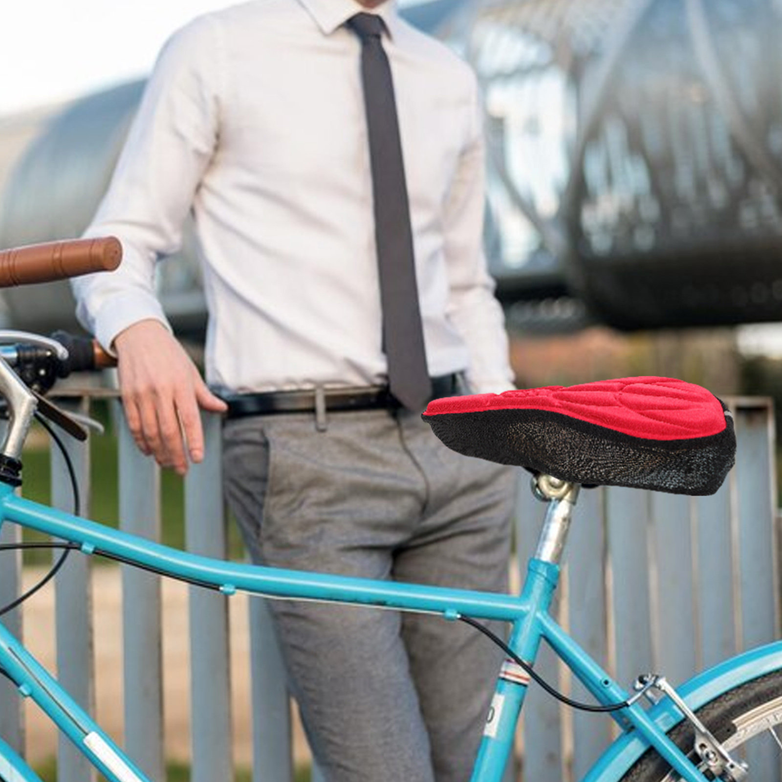 Cycling Gear Usa - 2Pcs Bike Seat Cushion Cover Breathable