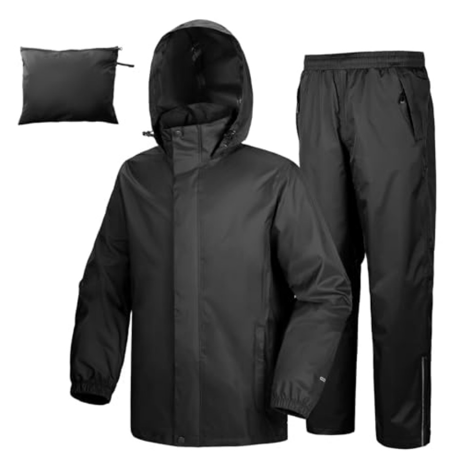 Cycling Gear Usa - 33, 000ft Men's Rain Suit Packable