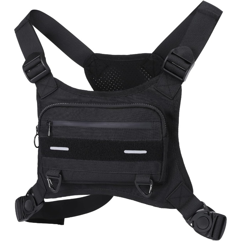 Cycling Gear Travel Bag - Vest Bag Multifunctional Tactical Vest Adjustable