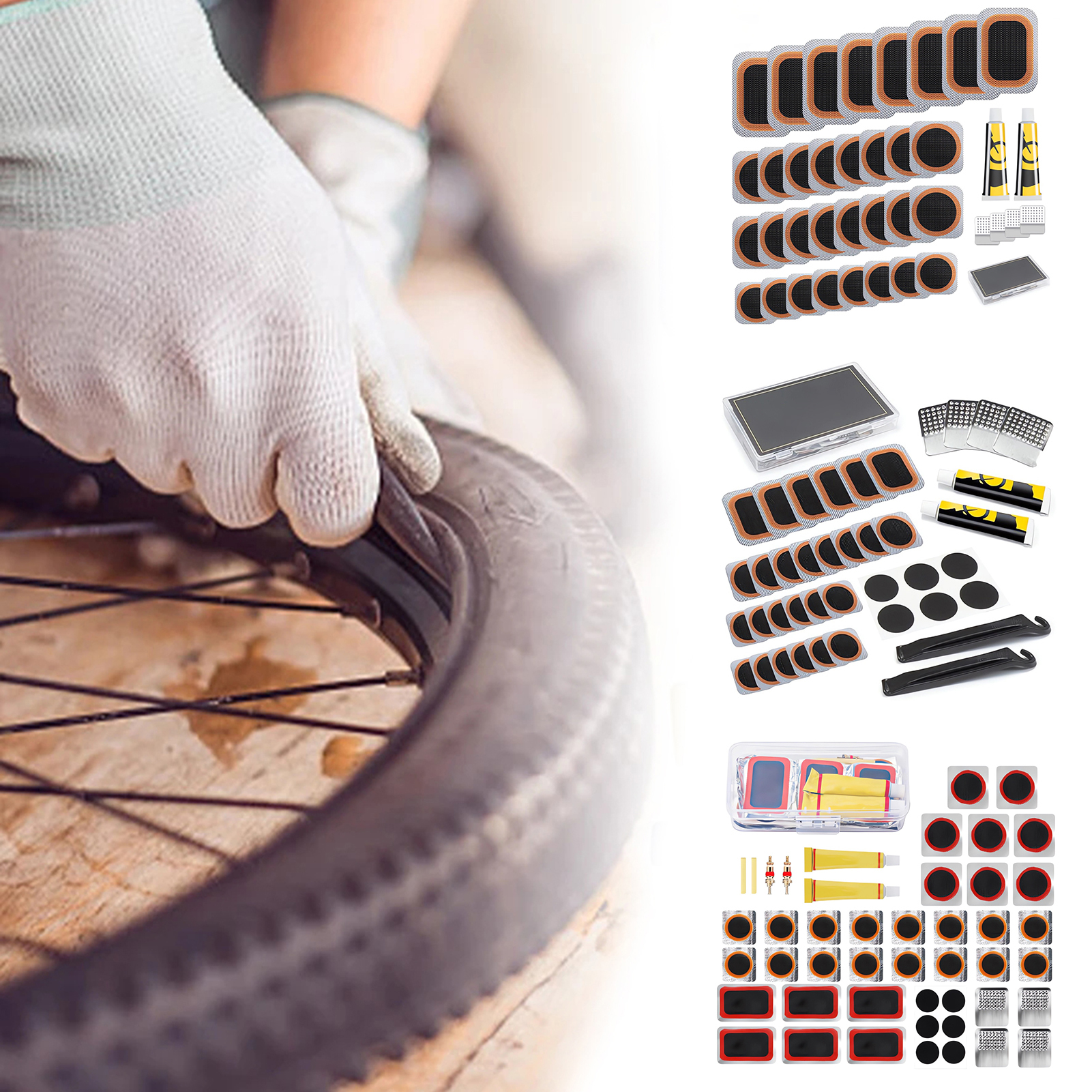 Bike Tube Repair Kit - Bike Tire Repair Kit Simple to