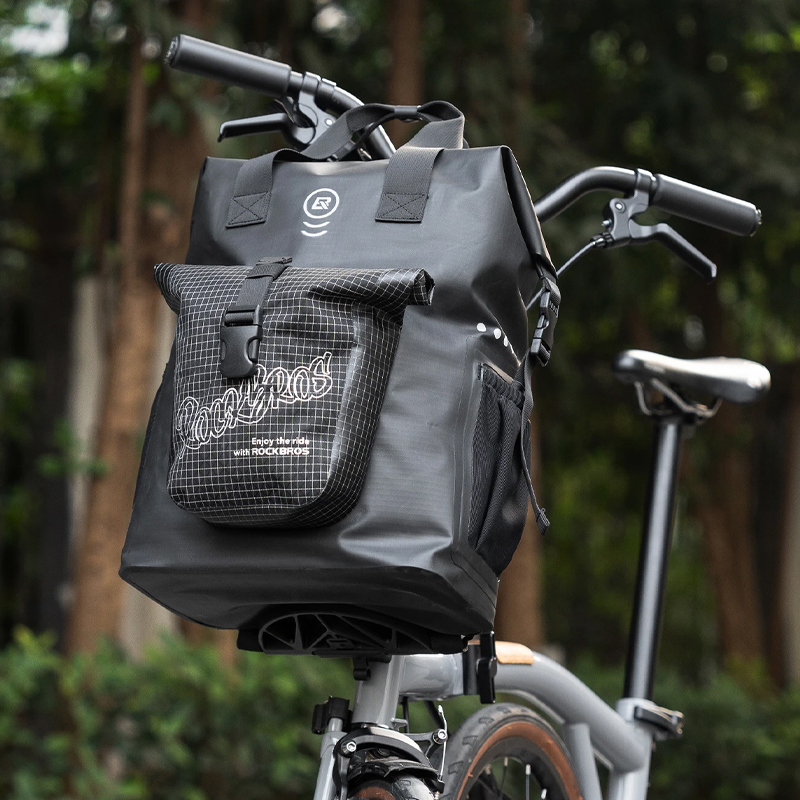 Cycling Gear Travel Bag - Multi-functional travel bag Folding Bike Front