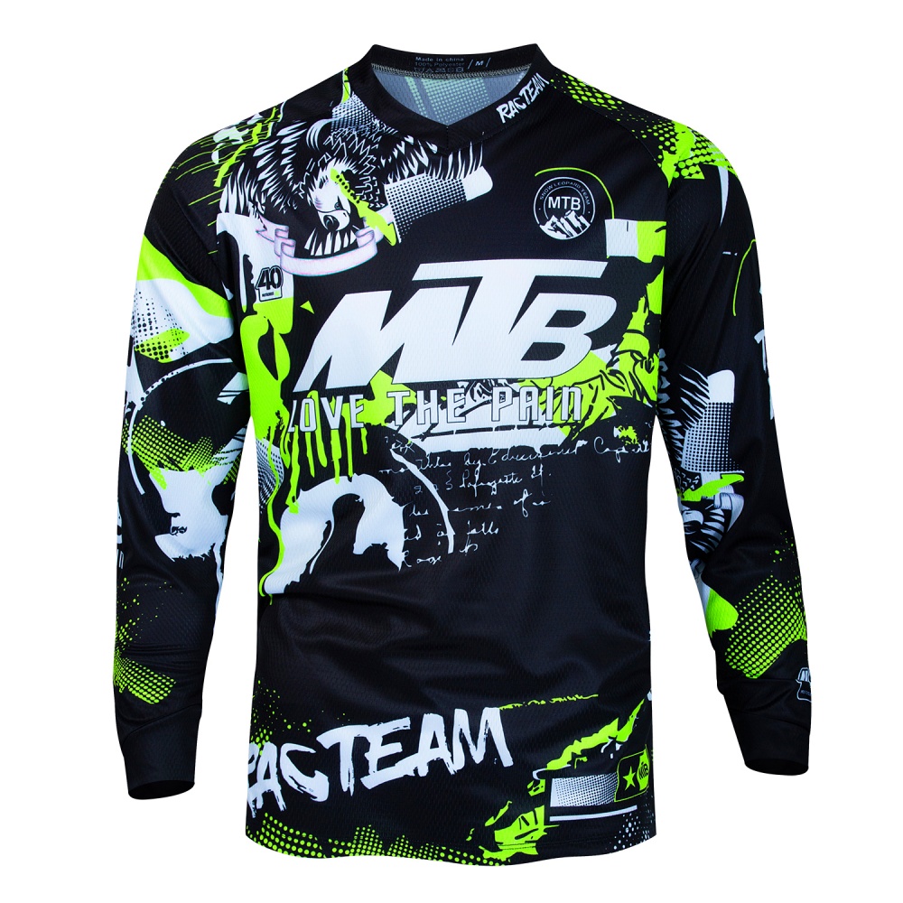 Cycling Gear Usa - MTB Mountain Bike Long-Sleeve Cycling Jersey