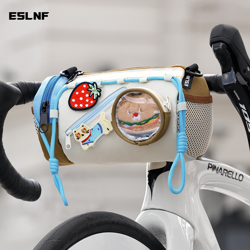 Cycling Gear Travel Bag - ESLNF Large-capacity Bicycle Bag Cartoon Velcro