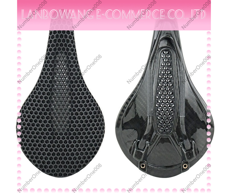 Carbon Fiber Saddle - Bicycle 3D Technology Prints Carbon Fiber