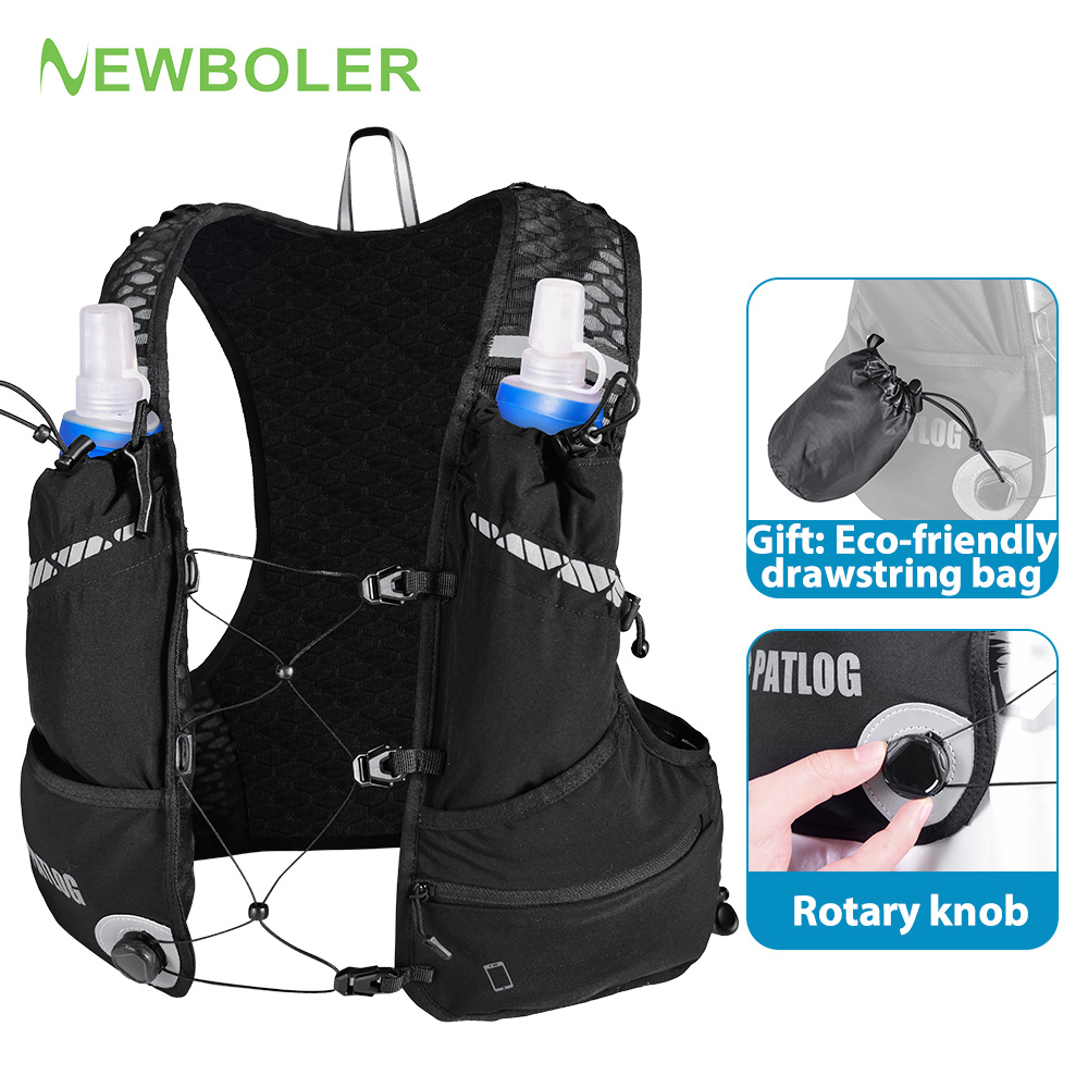 Cycling Gear Travel Bag - 8L Breathable Hydration Vest Trail Running