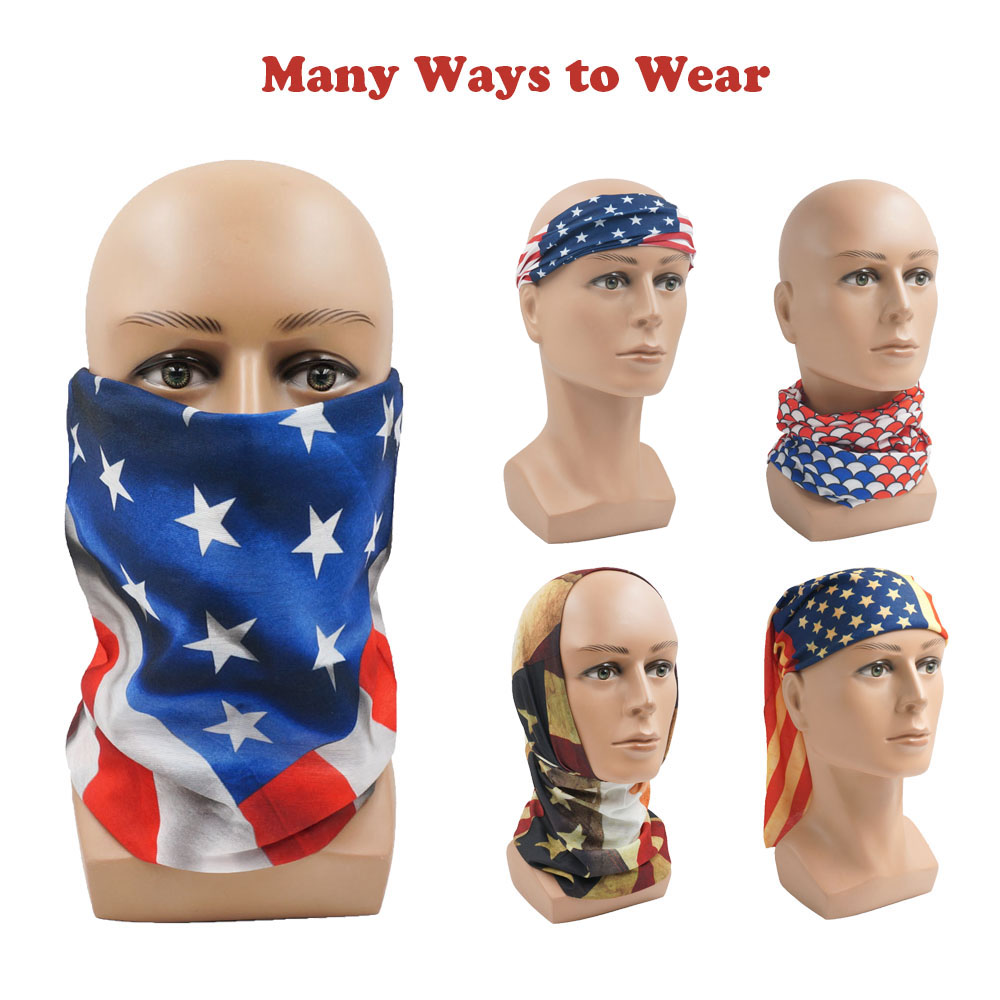 USA Flag Pattern Sun Protectiv - Cycling Gear Usa บทวิจารณ์และราคา