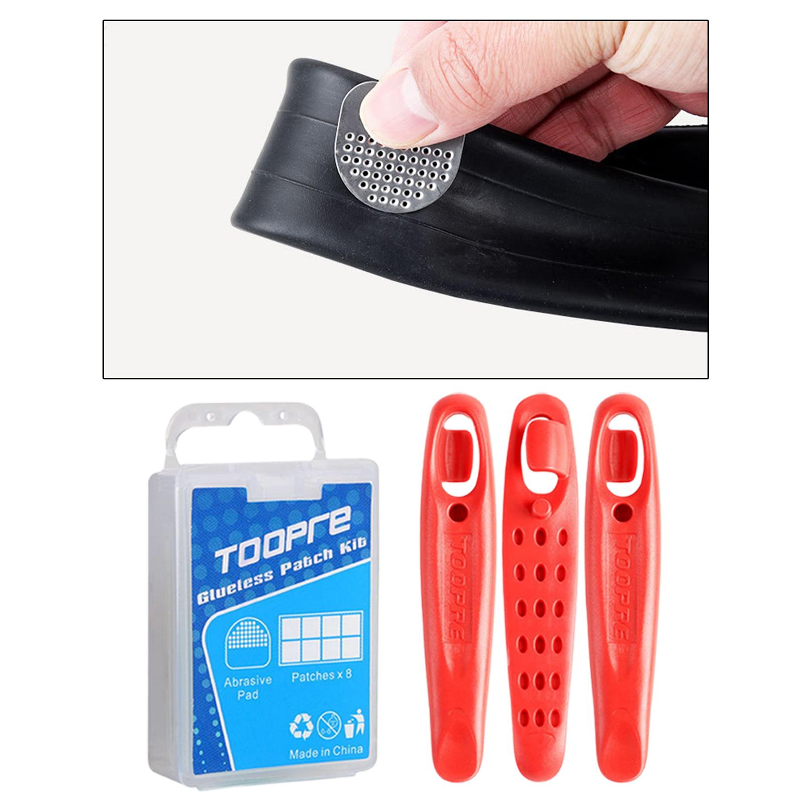 5-6pack 8PCS Bike Tire Patch B - Bike Tube Repair Kit บทวิจารณ์และราคา