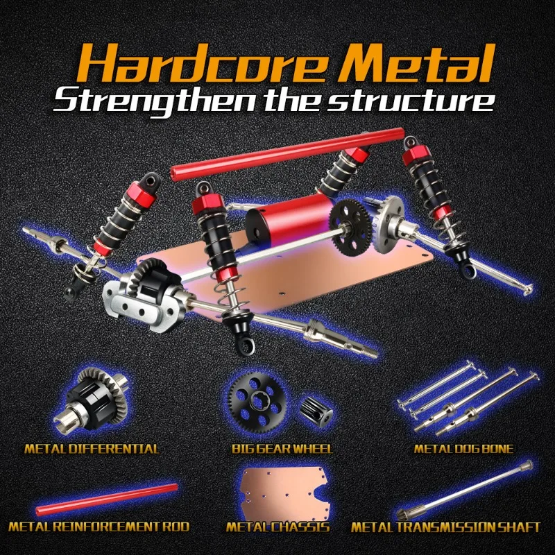 100km/h High-speed 4WD Rc Cars - Cycling Gear Rack บทวิจารณ์และราคา