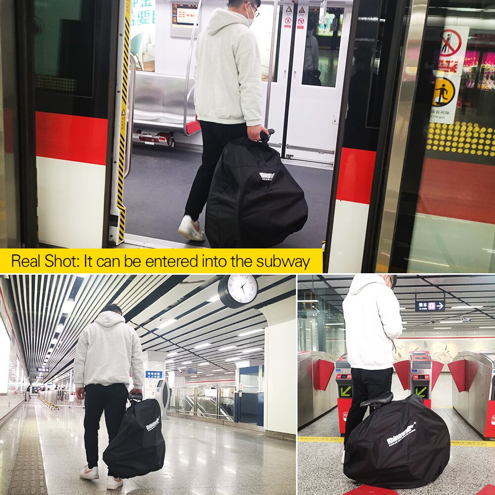 Rhinowalk Folding Bike Storage - Cycling Gear Travel Bag บทวิจารณ์และราคา