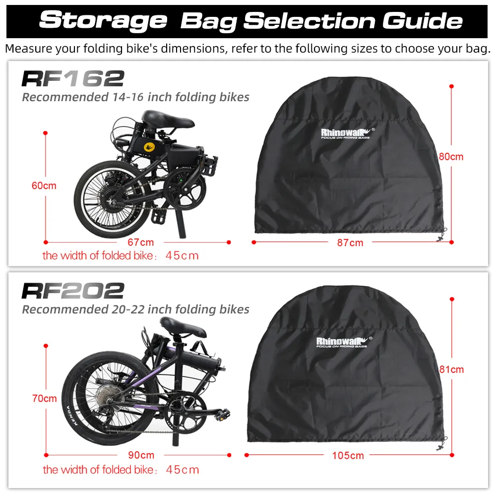 Rhinowalk Folding Bike Storage - Cycling Gear Travel Bag บทวิจารณ์และราคา