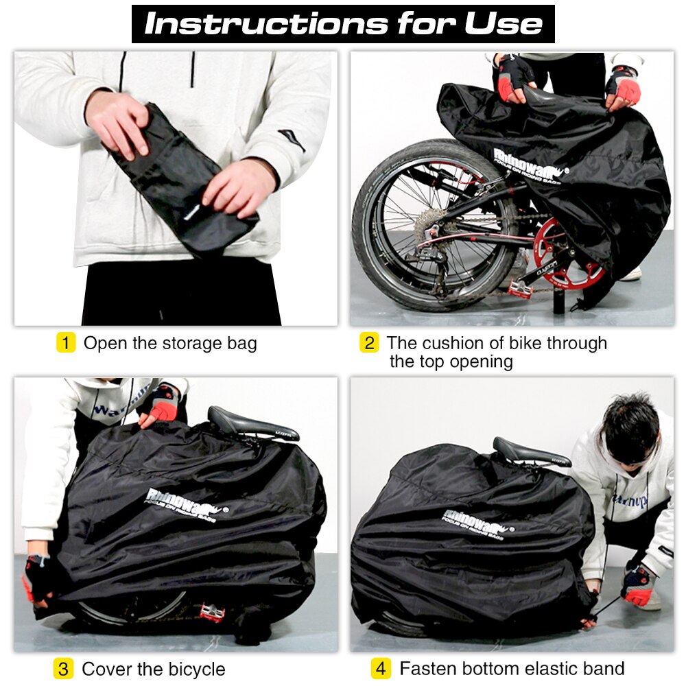 Rhinowalk Folding Bike Storage - Cycling Gear Travel Bag บทวิจารณ์และราคา