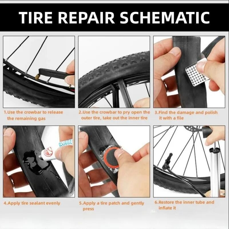 Bike Tire Repair Kit Multifunc - Bike Tube Repair Kit บทวิจารณ์และราคา