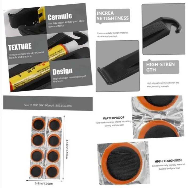 Bike Tire Repair Kit Multifunc - Bike Tube Repair Kit บทวิจารณ์และราคา