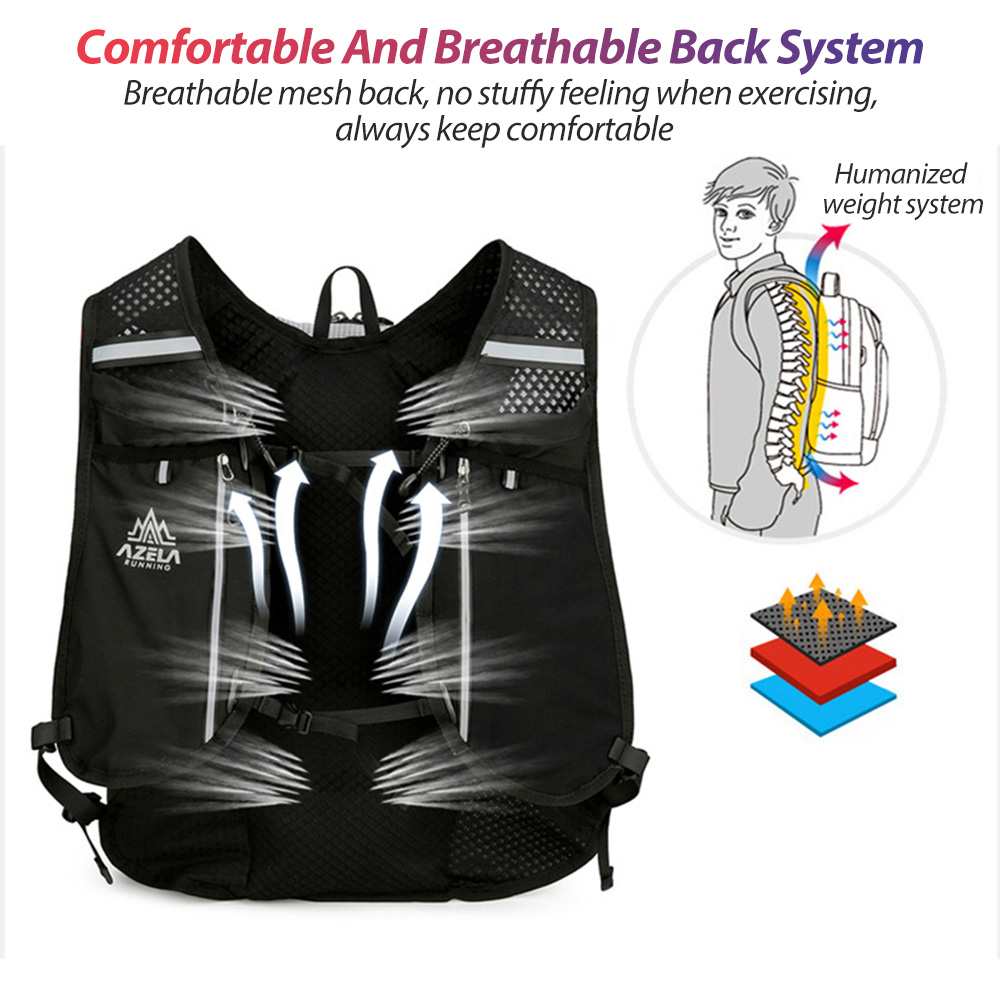 Outdoor Trail Running Backpack - Cycling Gear Travel Bag บทวิจารณ์และราคา