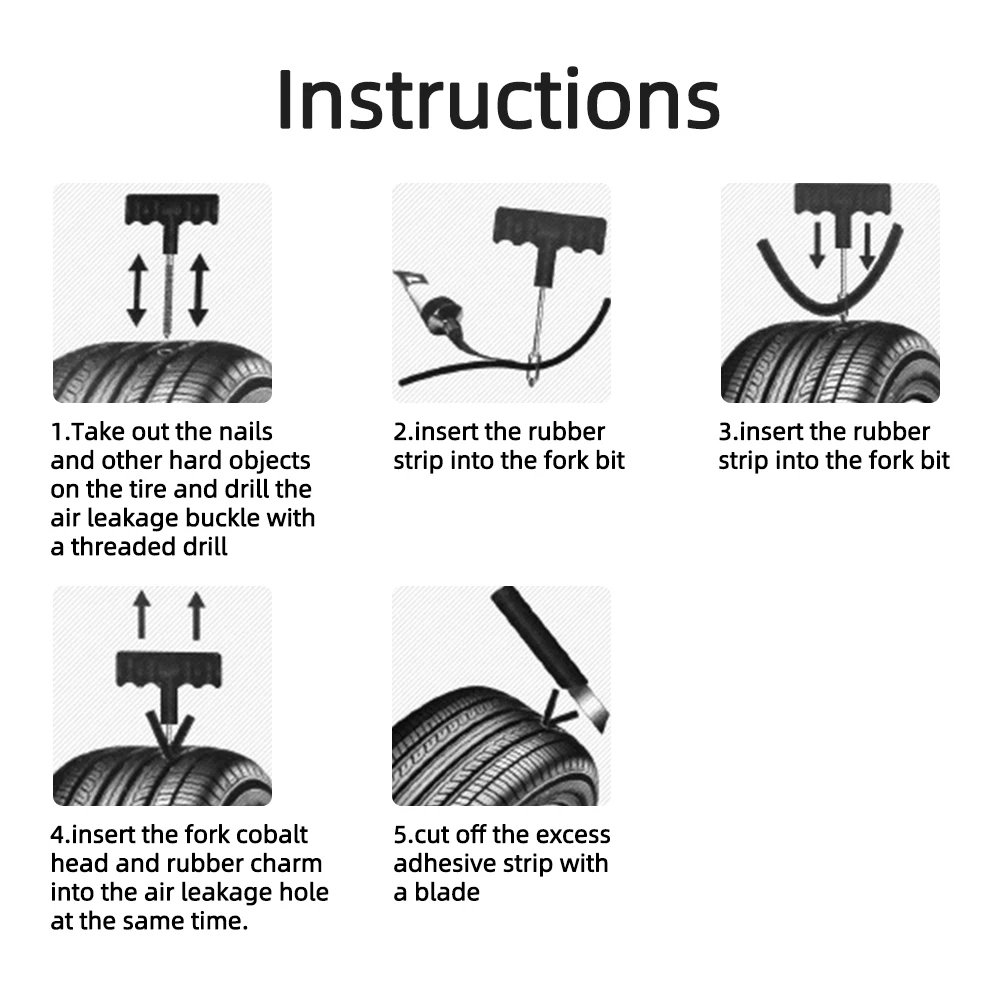 Car Motorcycle Tire Repair Too - Bike Tube Repair Kit บทวิจารณ์และราคา