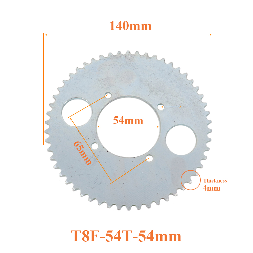 T8F 54T chain plate 54mm 54 To - Cycling Gear Rack บทวิจารณ์และราคา