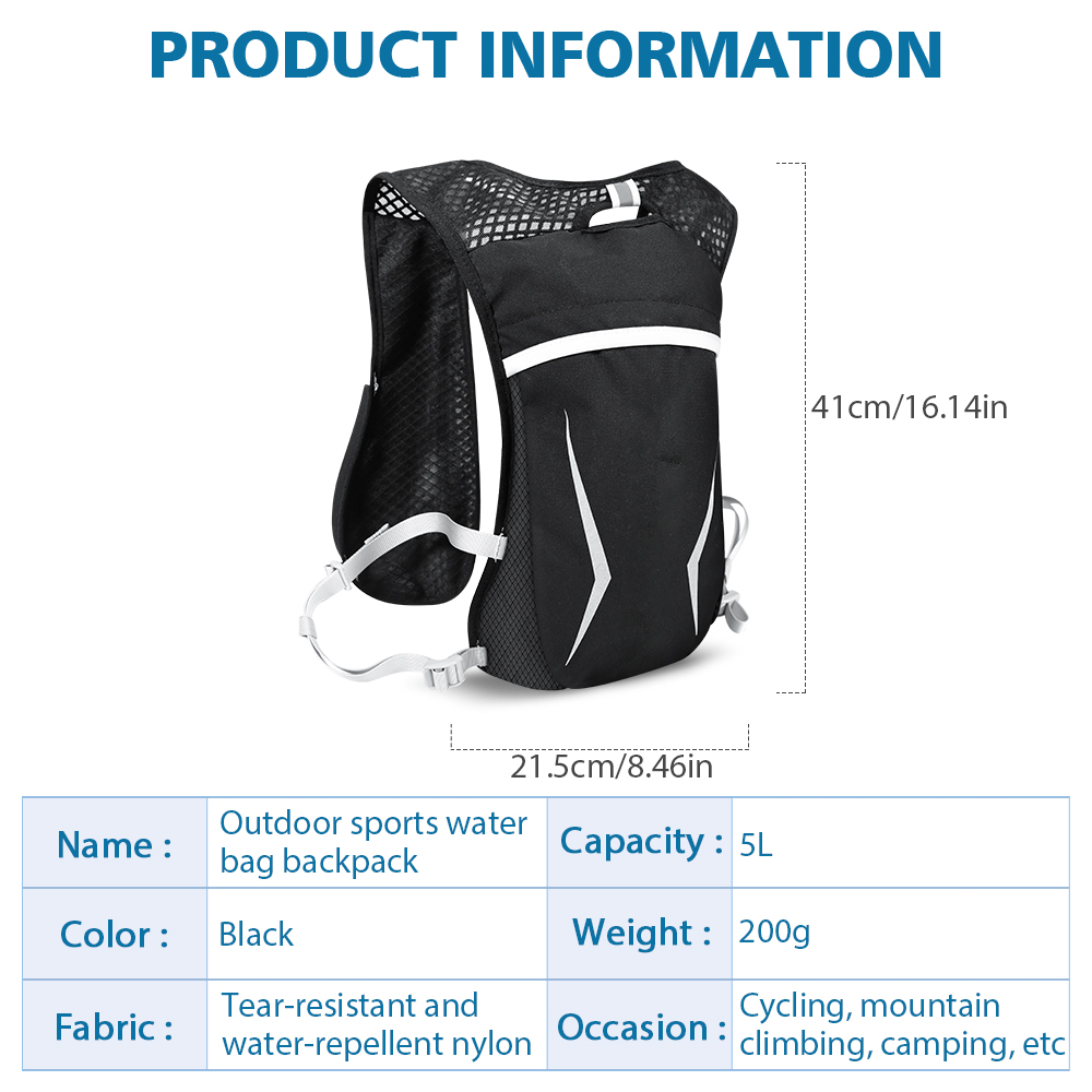Outdoor Trail Running Backpack - Cycling Gear Travel Bag บทวิจารณ์และราคา