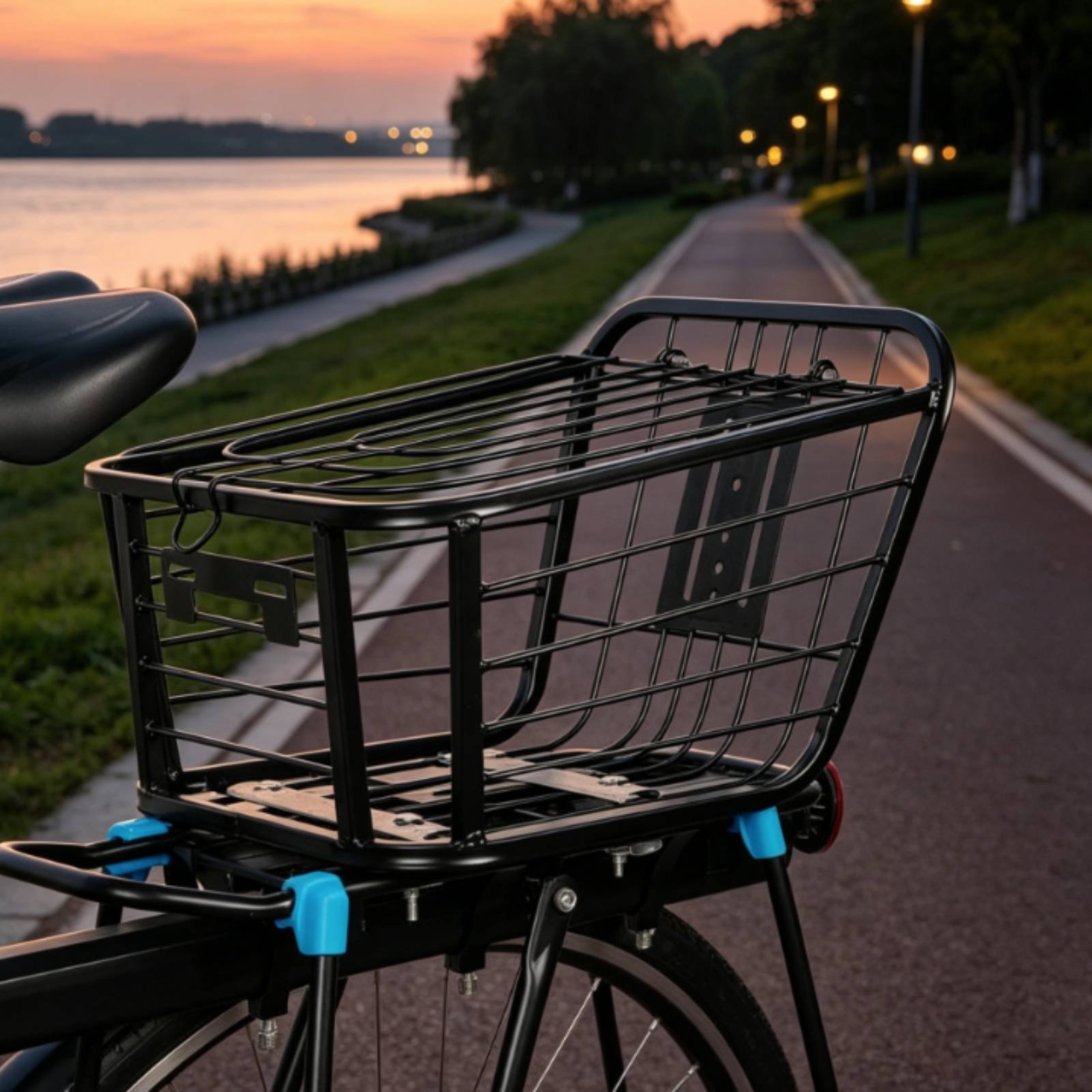 Folding Rear Bike Basket Folda - Cycling Gear Rack บทวิจารณ์และราคา