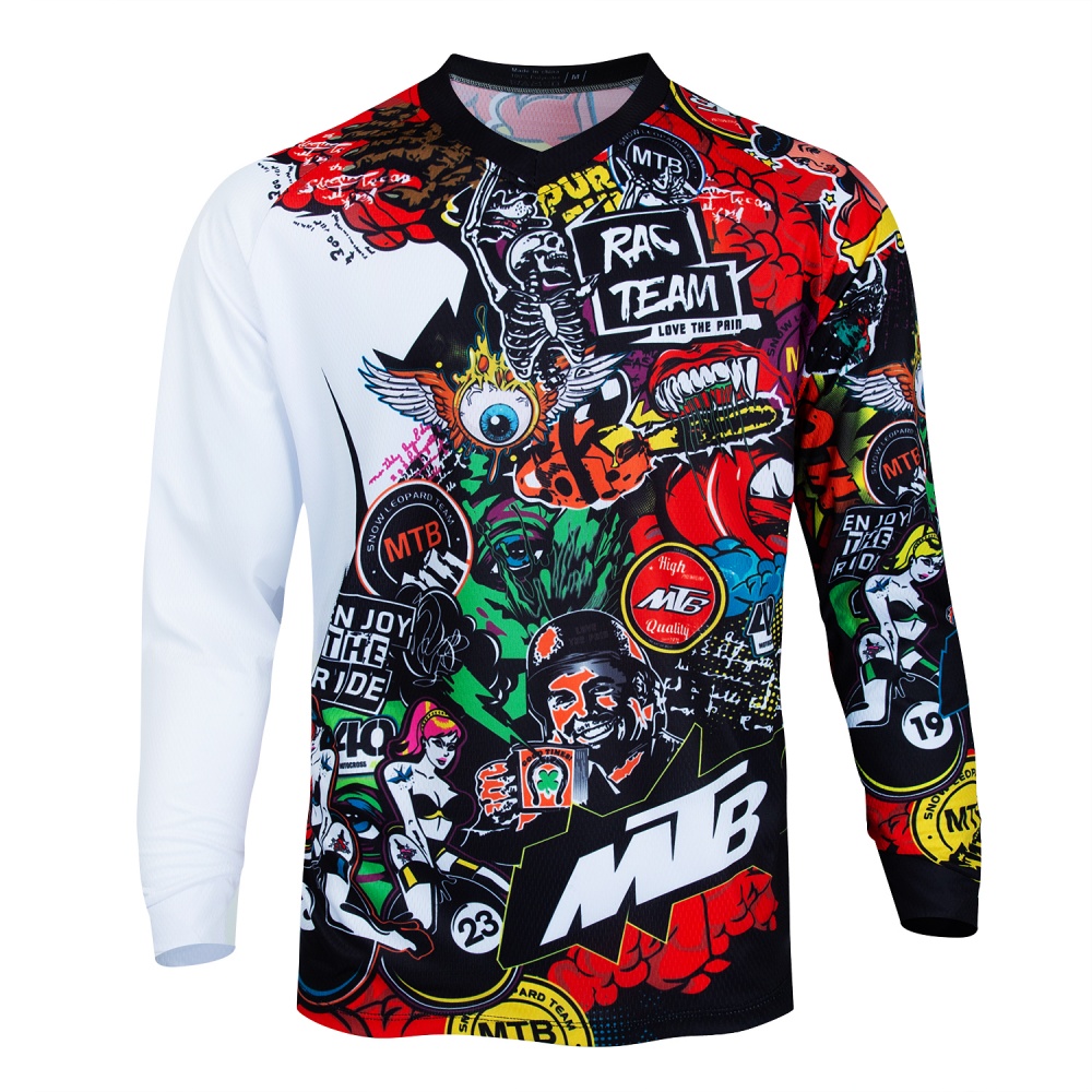 MTB Mountain Bike Long-Sleeve  - Cycling Gear Usa บทวิจารณ์และราคา