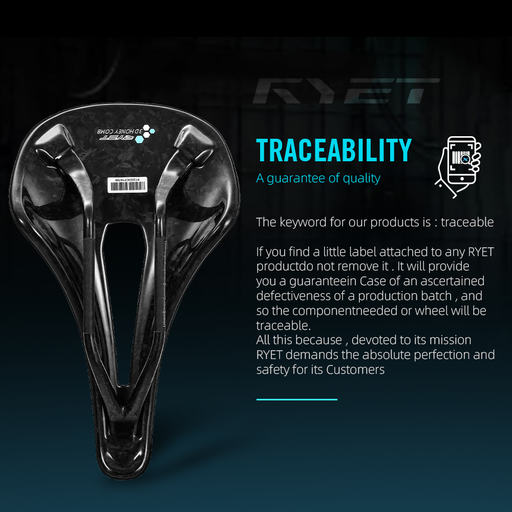 RYET Carbon 3D Printed Bike Sa - Carbon Fiber Saddle บทวิจารณ์และราคา
