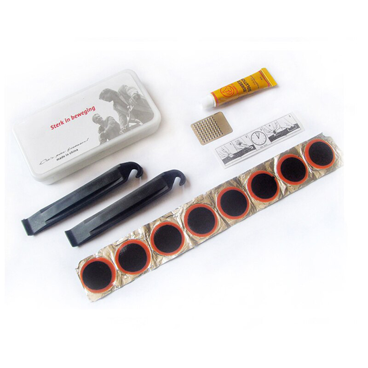 Bicycle Flat Tire Repair Kit T - Bike Tube Repair Kit บทวิจารณ์และราคา
