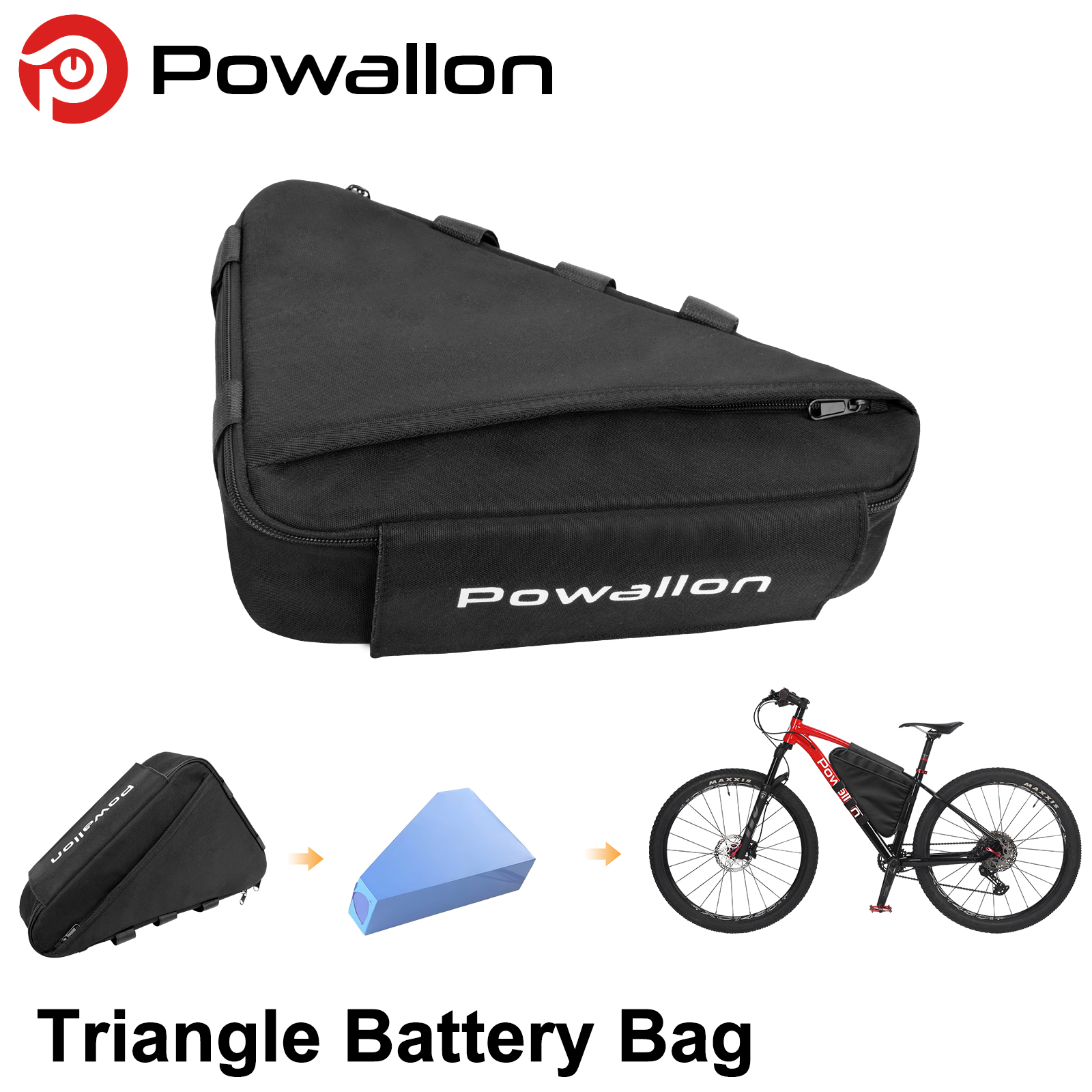 E-Bike Triangle Battery Bag Wa - Cycling Gear Travel Bag บทวิจารณ์และราคา