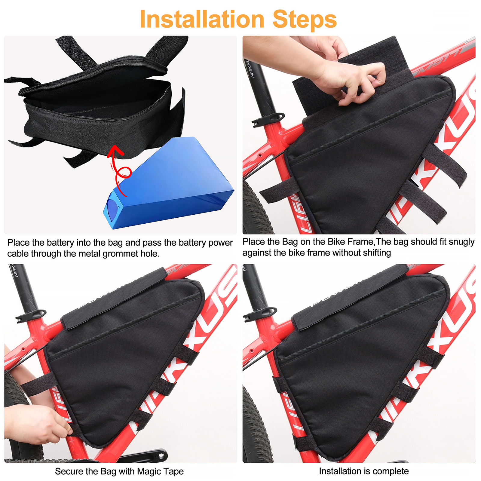 E-Bike Triangle Battery Bag Wa - Cycling Gear Travel Bag บทวิจารณ์และราคา