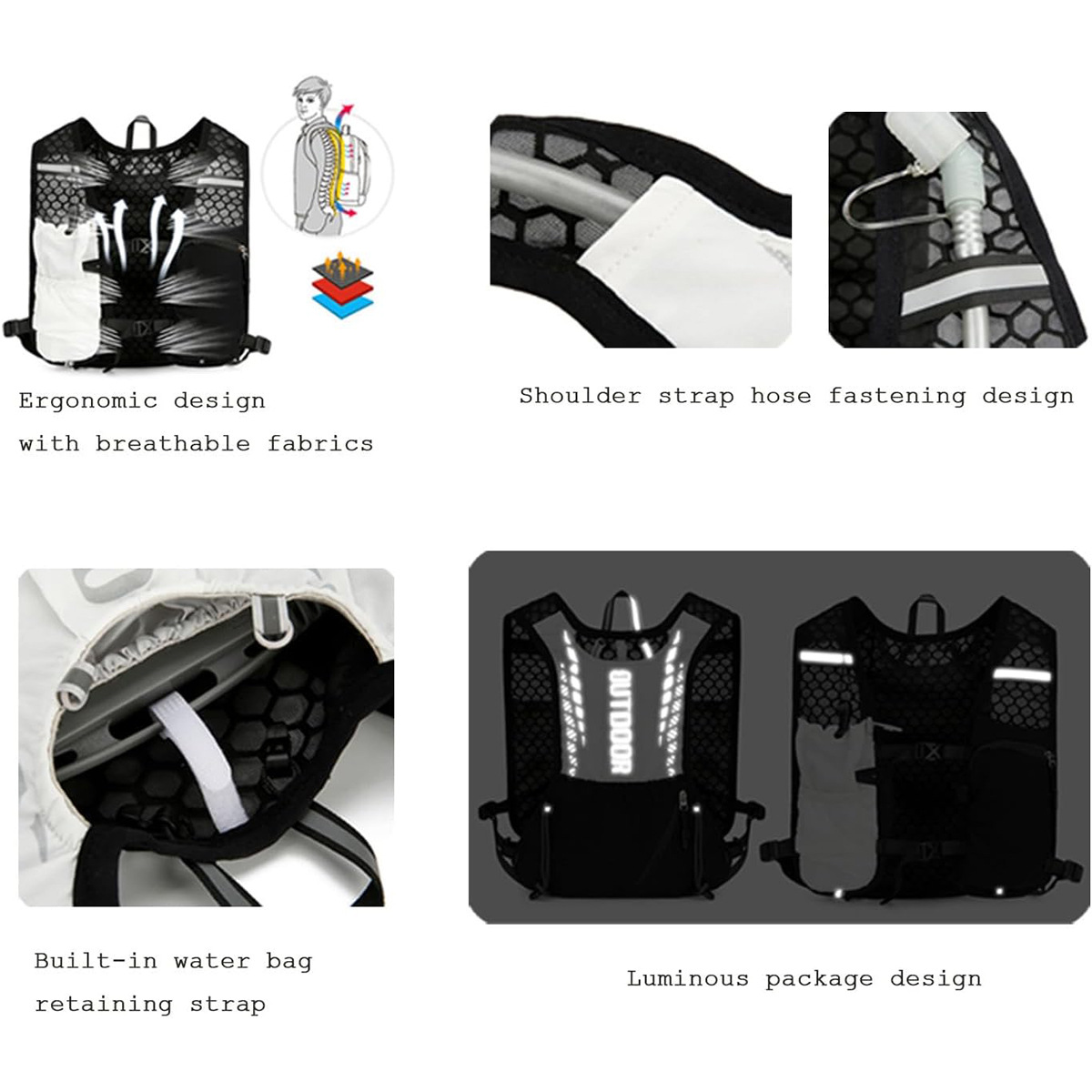 Reflective Running Hydration V - Cycling Gear Travel Bag บทวิจารณ์และราคา