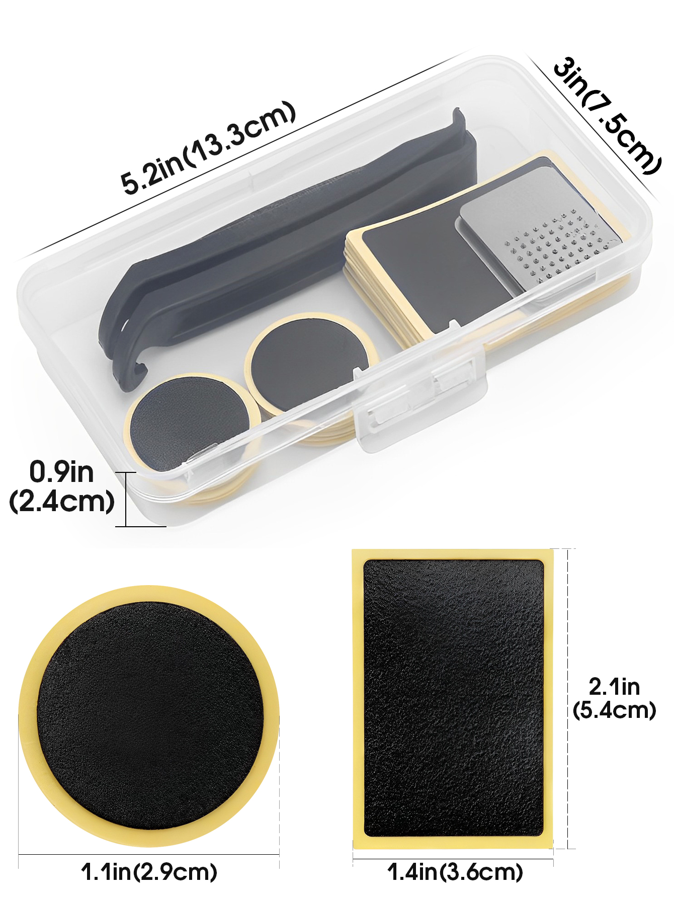 Bicycle Tire Patch Kit with Se - Bike Tube Repair Kit บทวิจารณ์และราคา