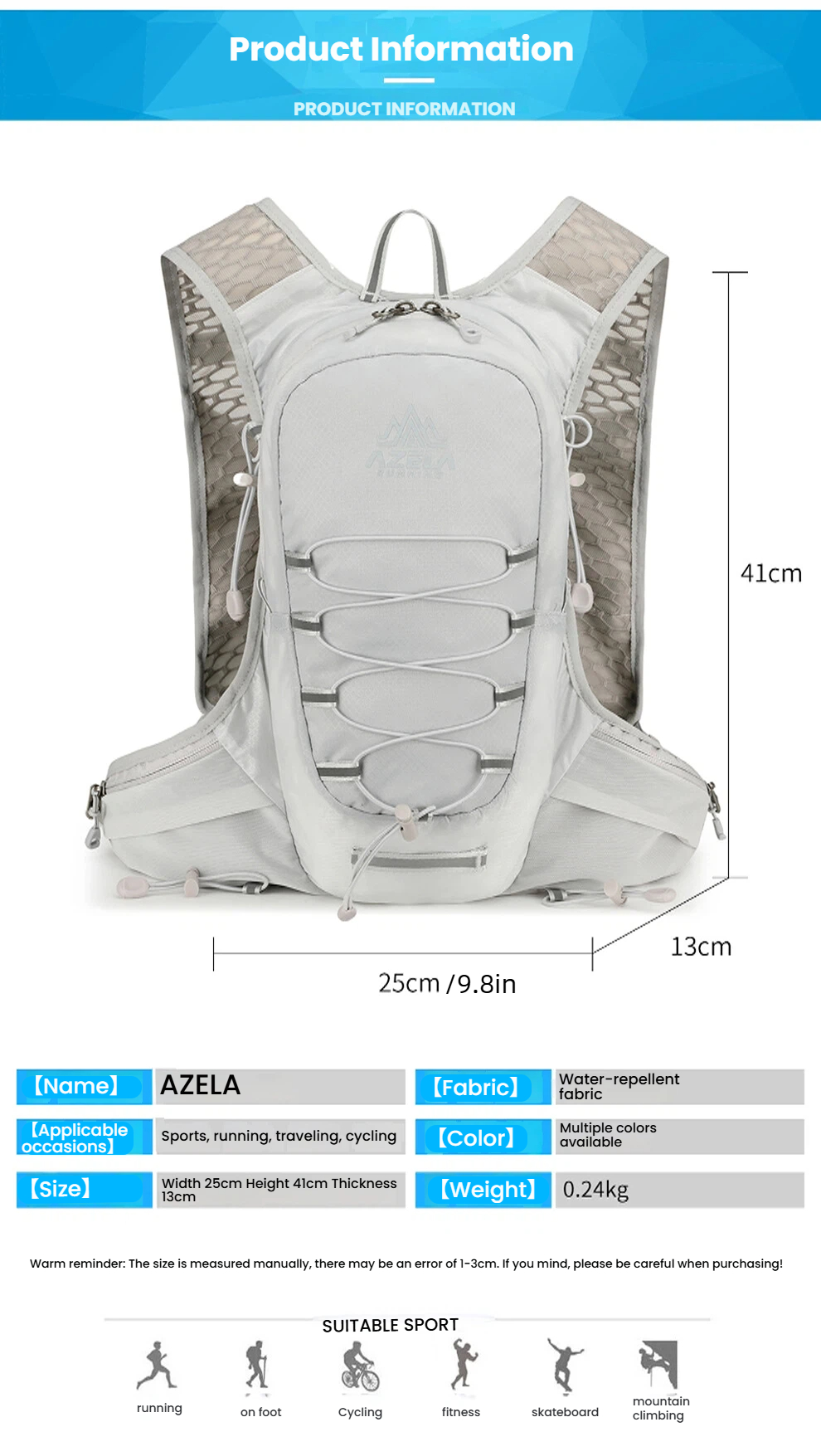 Outdoor Cycling Backpack Porta - Cycling Gear Travel Bag บทวิจารณ์และราคา
