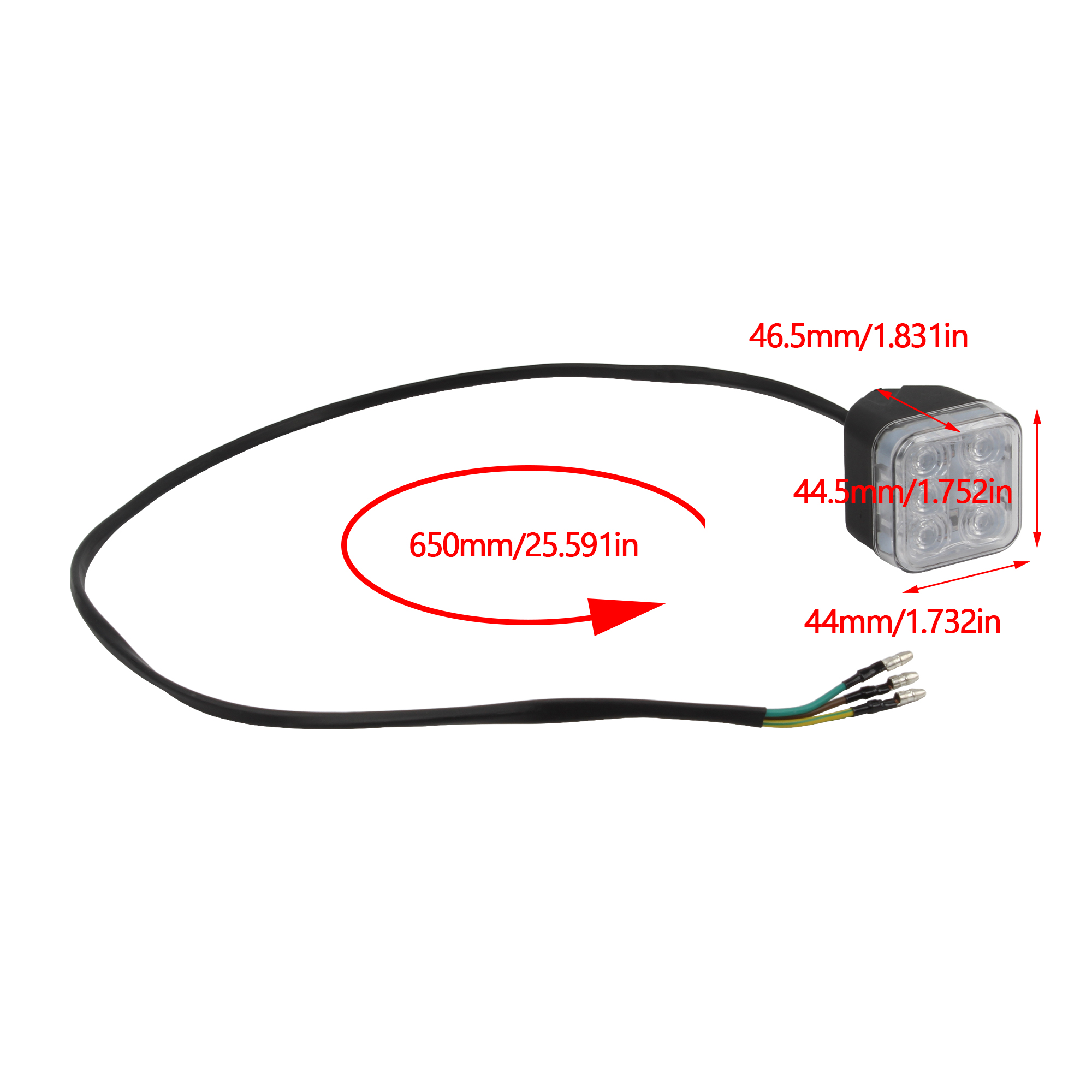 Motorcycle LED Tail Light Moto - Bike Tail Light บทวิจารณ์และราคา