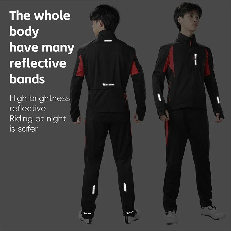 WEST BIKING Men's Winter Cycli - Cycling Gear For Sale บทวิจารณ์และราคา