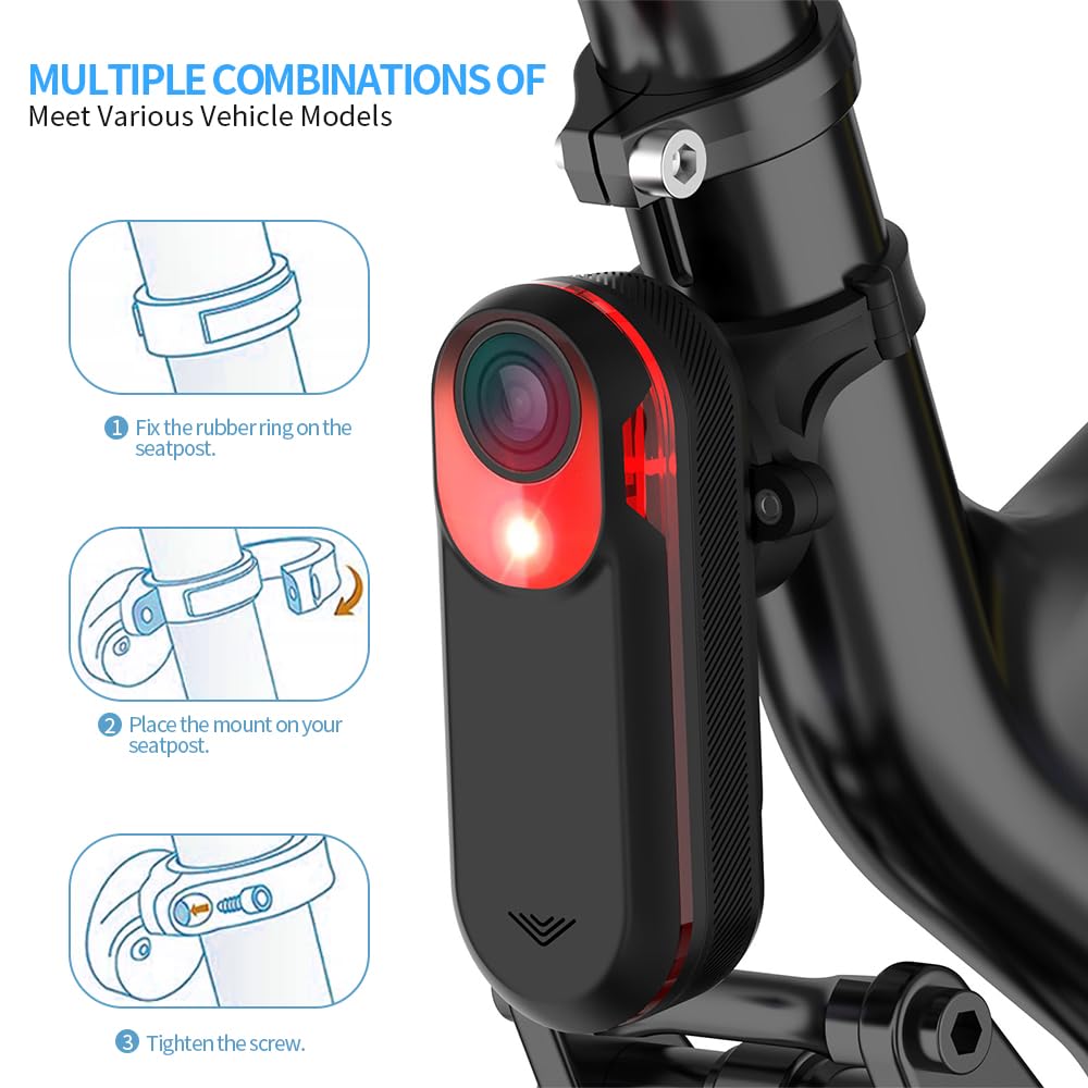 DOMEN Bicycle Saddle Lamp Moun - Bike Tail Light บทวิจารณ์และราคา