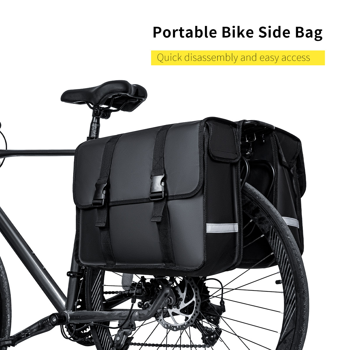 Bicycle pannier mountain bike  - Cycling Gear Rack บทวิจารณ์และราคา