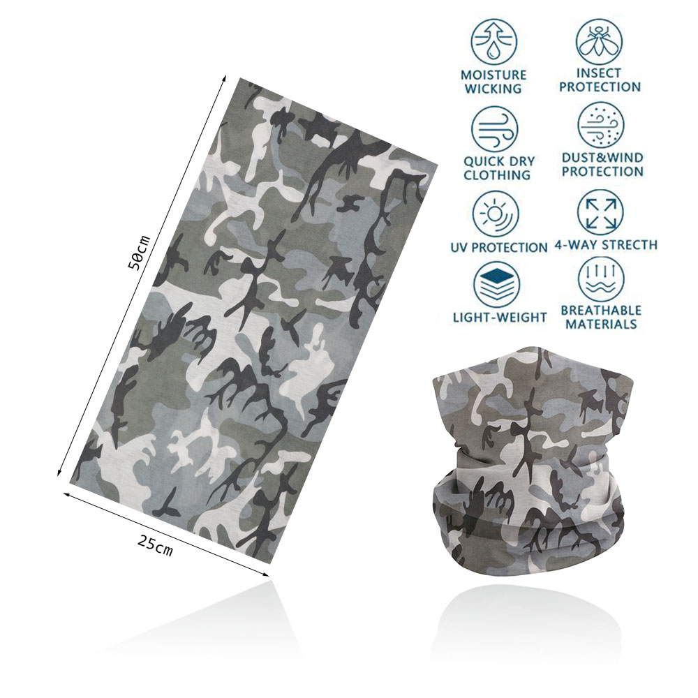 Camouflage Bandana Shemagh Sea - Cycling Gear For Sale บทวิจารณ์และราคา