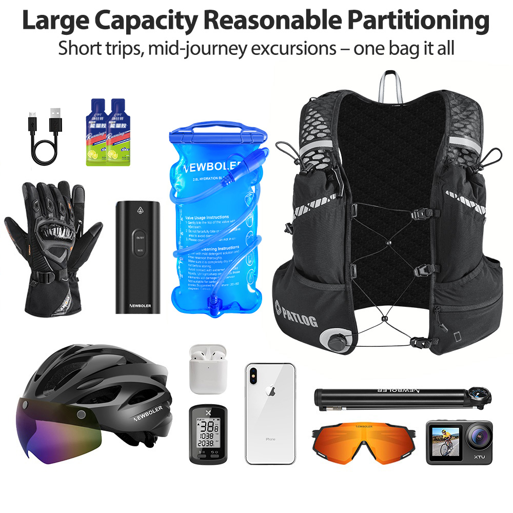 8L Breathable Hydration Vest T - Cycling Gear Travel Bag บทวิจารณ์และราคา