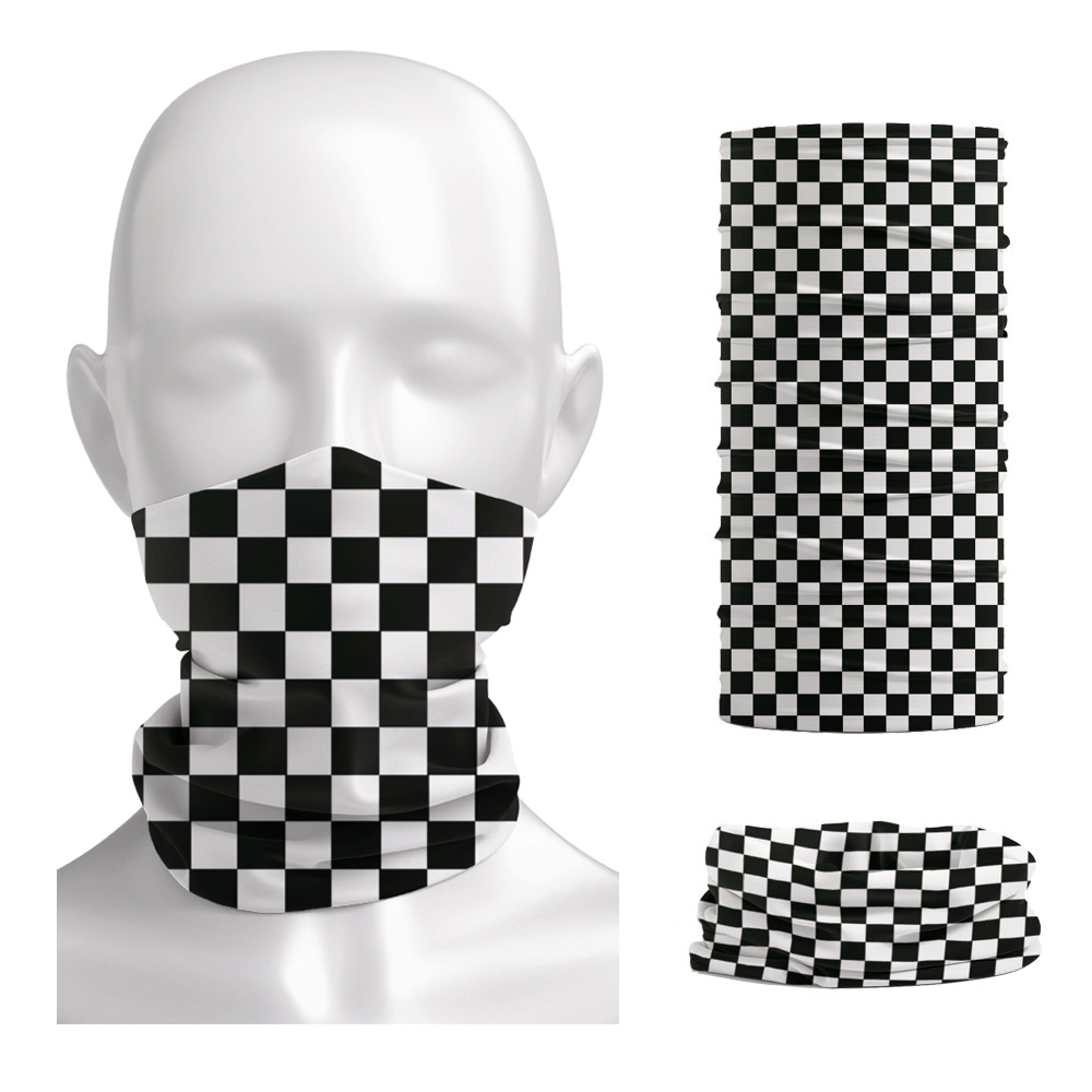 Checkered Ska Printed Headband - Cycling Gear Usa บทวิจารณ์และราคา